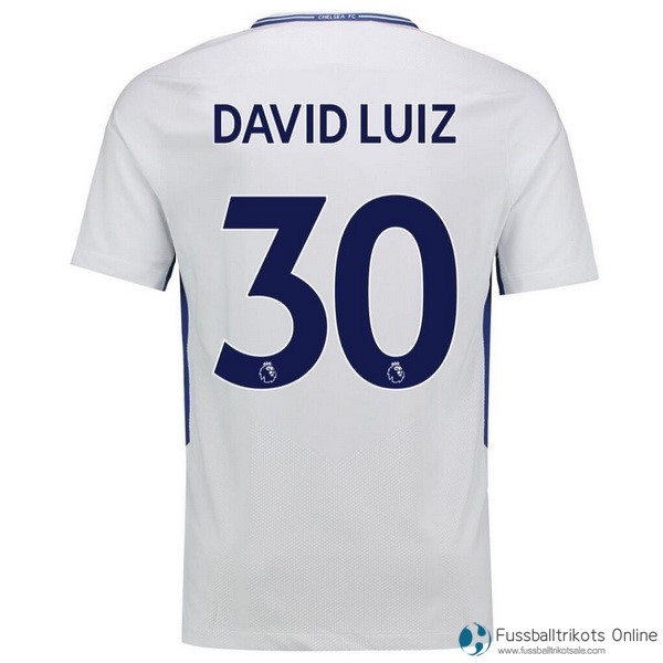 Chelsea Trikot Auswarts Davidluiz 2017-18 Fussballtrikots Günstig